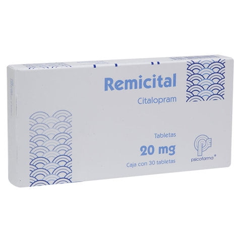Remicital 20 mg tabletas 30 pzas
