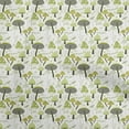 thumbnail image 1 of oneOone Tissu Polyester Spandex Vert Pâle Matière de Robe Champignon Tissu Imprimé Tissu au Mètre 56 Pouces de Large, 1 of 4