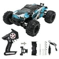 thumbnail image 7 of 1/16 RC Off Road Truck 4 Wheel Drive with 2840 Motor 35A ESC 2.4G RC Car for Outdoor Over 14 Years Old Blue, 7 of 7