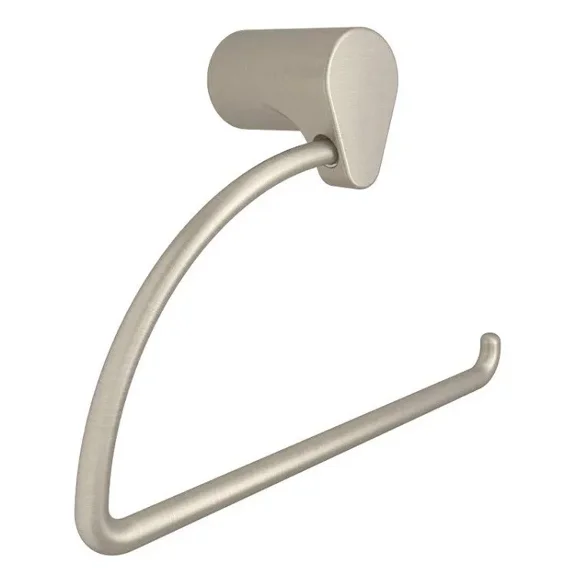 Cfg By Moen Yb4609Bn Edgestone Hand Towel Ring In Brushed Nickel