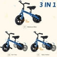 thumbnail image 6 of Wdmiya Blue 21" Foldable Tricycle with Removable Pedals, 6 of 9