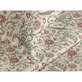 thumbnail image 3 of Ambesonne Vintage Quilted Coverlet 3 Pcs, Folk Birds Flowers Ethnic, Queen Size, Champagne Green and Orange, 3 of 4