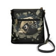 thumbnail image 2 of Kuiaobaty Pug Dog Print Crossbody Bag for Women, Zipped Pockets Vegan Leather Shoulder Purse with Adjustable Strap, Trendy Medium Size Sling Handbag Crossbody for Travel & Shopping, 2 of 7