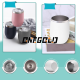 thumbnail image 5 of Juego de 8 vasos de vino de acero inoxidable de 355 ml (12 onzas) con tapa deslizante, ideales para viajes, con aislamiento al vacío de doble pared, aptos para bebidas frías y calientes.,rojo, 5 of 60