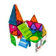 Magna-Tiles 28-Piece House Set – The Original, Award-Winning Magnetic Building Tiles – Creativity and Educational – STEM Approved