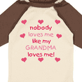 thumbnail image 4 of Inktastic Nobody Loves Me Like My Grandma Loves Me Girls Long Sleeve Baby Bodysuit, 4 of 5