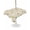 Beige, variant on Outdoor Tablecloth with Umbrella Hole for Patio/Picnic/Party/Camping, Cute Lemon Floral Waterproof Table Cloth Rectangle Table Cover Washable, Farmhouse Vintage Linen Texture (52"x 70")