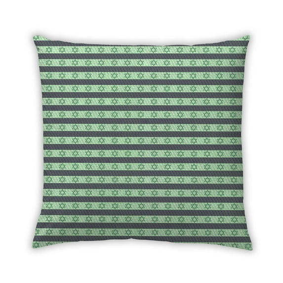 Ahgly Company Outdoor Square Contemporary Throw Pillow, 18 inch by 18 inch