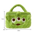 thumbnail image 2 of Bolsa de maquillaje Cute Cartoon Cosmetic Brush Organizador de artículos de tocador para niñas Green, 2 of 9