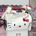 thumbnail image 4 of Hello Kitty Sanrio-Equipaje de viaje de gran capacidad, bolsos de diseñador, bolsa de lona impermeable de lujo, marca de tendencia de moda, 4 of 5