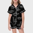 thumbnail image 1 of WEAIXIMIUNG Kid DIY Hand Painted Homewear Set Colouring Pajama Sets For And Girl Can Play With And Wea 110, 1 of 5