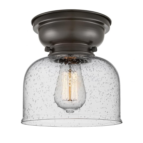Innovations Lighting - X-Large Bell-1 Light Flush Mount in Industrial Style-12