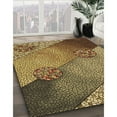 thumbnail image 2 of Ahgly Company Indoor Rectangle Patterned GoldenRod Gold Area Rugs, 2' x 4', 2 of 6