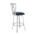 thumbnail image 4 of Mollymauk Contemporary 26" Faux Leather Counter Height Stool in Gray, 4 of 7
