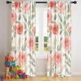 thumbnail image 5 of Blackout Kids Curtains,Pioneer Flower Floral Print Pattern Childrens Insulated Curtains Set Of 2,Bedroom Essentials,Toddler Room Decor 42"x84", 5 of 5