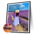 thumbnail image 2 of Wdftyju Kit de pintura de diamante 5D Mujer en lavanda Taladro redondo completo Rhinestone DIY Pared Wdftyju 6nu9jy0xz7yz2qb5, 2 of 9