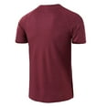 thumbnail image 5 of Mens Shirts Summer WAGOFF Short-sleeved Stand-up Collar Poio Shirt T-shirt Casual Sports Daily Top Blouse, 5 of 5