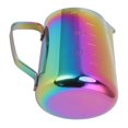 thumbnail image 4 of Coffee Steaming Pitcher Rust Free Milk Frothing Pitcher Two Measurements Scale 304 Stainless Steel Splash Proof For Cappuccinos ANGGREK Otros, 4 of 8