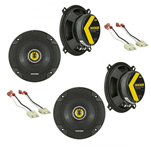 Kicker Jeep Cherokee 88-96 46CSC54 5.25 Speakers & HA-721002 Replacement Harness