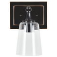 thumbnail image 6 of Better Homes & Gardens Modern Wall Scone Vanity Light, Bronze Metal Glass Shades, Bulb Not Included, 6 of 10