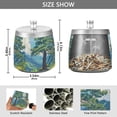 thumbnail image 2 of Yayeee Ashtray with Lid for Cigarette Smokeless Stainless Steel Home Ash Holder, Blue Mountain, 2 of 7
