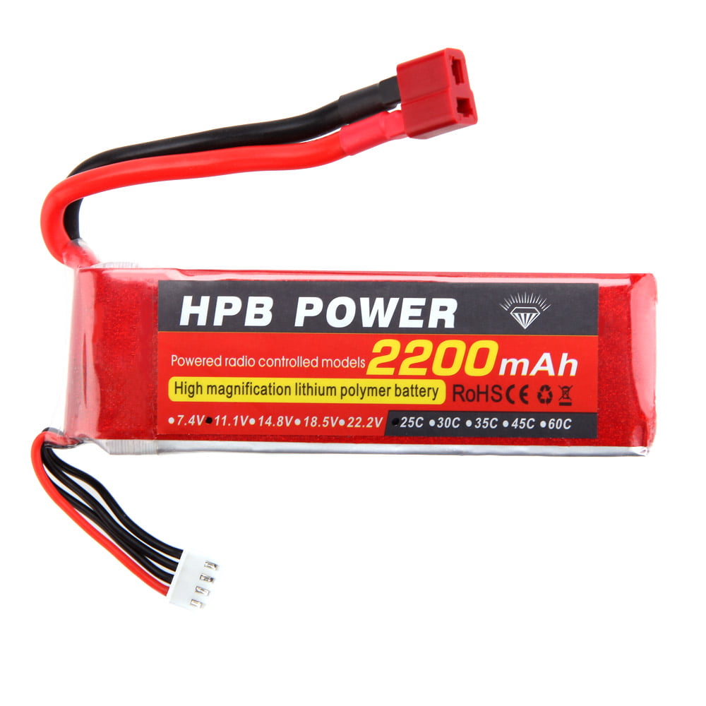 25C 3S 11.1V 2200mAh XT60 Plug LiPo Battery for RC Car FPV Drone Helicopter G