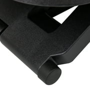 Mind Reader Foot Rest, Ergonomic, Height Adjustable, Plastic, 17L x 13W x 6.25H, Black
