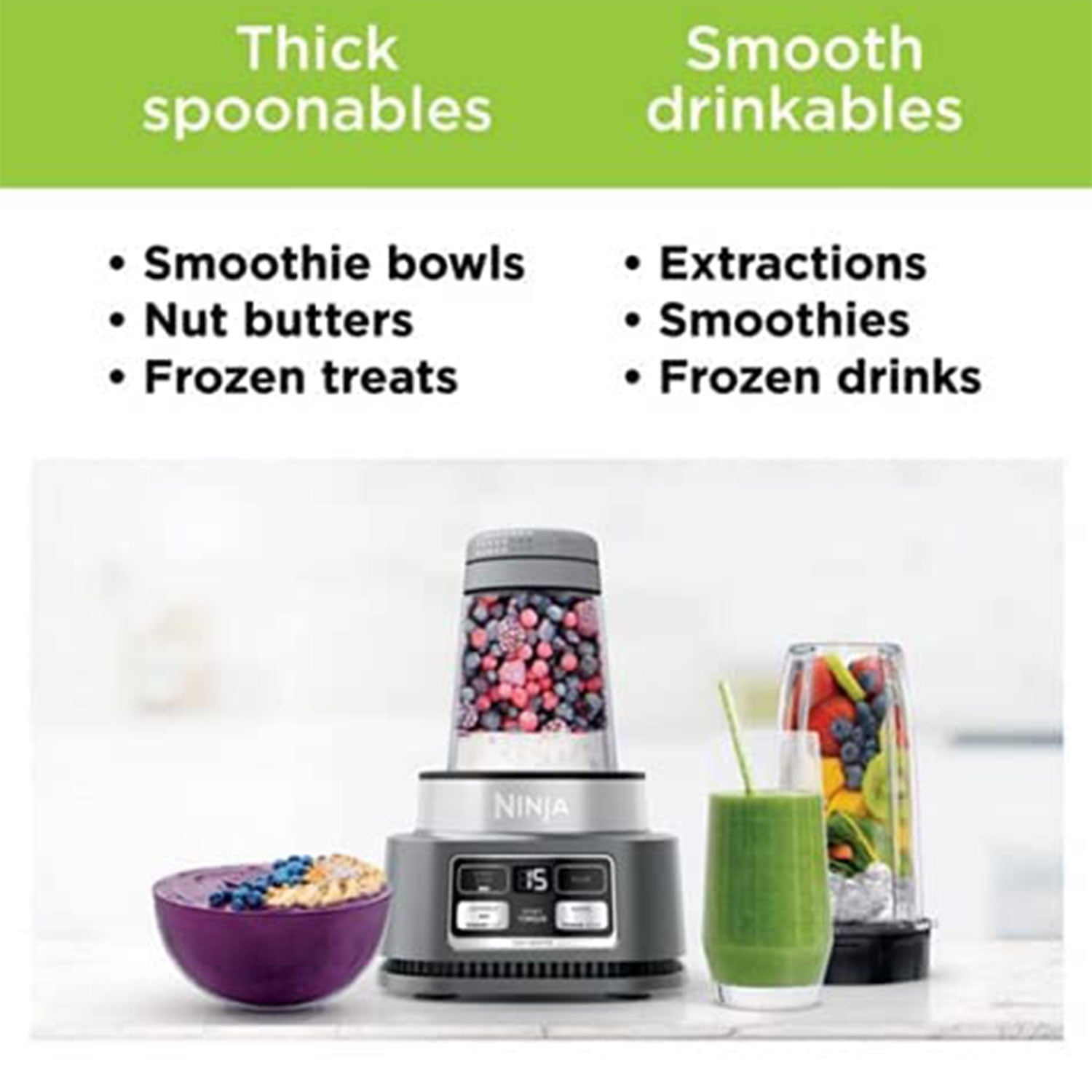  Foodi Power Nutri Duo Smoothie Bowl Maker and Personal Blender:  Home & Kitchen