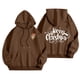 thumbnail image 1 of WILLBEST Sudadera Dama Young Girl Christmas Hoodie Long Sleeve Printed Wool Sweatshirt Hooded Autumn Outfit XX-Grande, 1 of 4