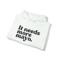 thumbnail image 4 of Mayo Addict 70s Retro Mayonnaise Lover Hoodie, Gifts, Hooded Sweatshirt, 4 of 4