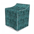 thumbnail image 1 of Ethnic Washer Cover, Paisley Leaves Persian Blooms Culture Flowers Pattern, Easy to Use Bathroom Accent Fabric, 29" x 28" x 40", Sea Green Green, by Ambesonne, 1 of 3