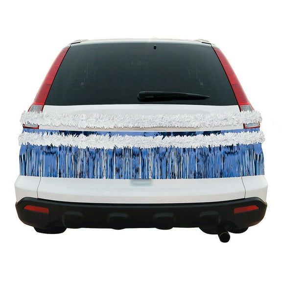 Blue & White Car Parade Decorating Kit, Party Decor, Other, 5 Pieces