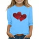 thumbnail image 2 of Blusas y camisas de manga larga con cuello redondo y estampado infantil, manga 3/4/cuello redondo tres cuartos, camisa y top para niños, top de poliéster para niños, 2 of 5