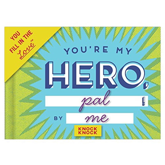 Pre-Owned Knock Knock Why You're My Hero Fill in the Love Book Fill-in-the-Blank Gift Journal (Hardcover) 1601068018 9781601068019