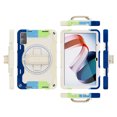 thumbnail image 2 of 3in1 Rotating Stand Case for Xiaomi Redmi Pad 10.6 inch Released 2022 with Hand/Shoulder Strap, Shockproof Rugged, Multicolor, 2 of 7