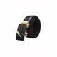 thumbnail image 1 of Cinturón de cuero de vestir para hombres con hebilla automática de ratchet Inspire Chic para el Día del Padre, negro 58 5/8-61 3/8, 1 of 6