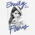 thumbnail image 2 of Women's Emily in Paris Black and White Photo Frame  Graphic Tee White / Portrait Large, 2 of 4