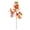 Orange, variant on Artificial Fall Maple Leaves Branches for Table,27.55 Inches Fake Fall Maple Shrubs,Fall Leaves Stems for Table Centerpiece Home Farmhouse Thanksgiving Fireplace Halloween Décor