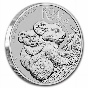 2023 Perth Mint Koala 1/10 oz Platinum Coin - In Mint Capsule