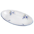 thumbnail image 2 of THUN Oval Serving Plate 8.27" (21 cm) Forget-Me-Nots Porcelain Oval Dish for Fish Porcelain Dinner Platter for Appetizers Porcelain Dish, 2 of 8