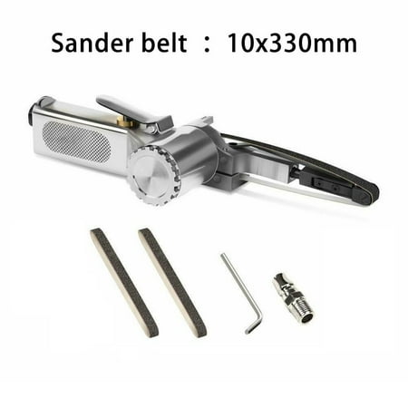 

10*330mm Air Belt Sander Air Angle Grinding Machine with 2 Pcs Sanding Belts