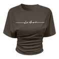thumbnail image 4 of Shirts for Girls Graphic Tee Short Sleeve Crew Neck Summer Y2K Streetwear Going Out Tops (3-14Y), 4 of 4