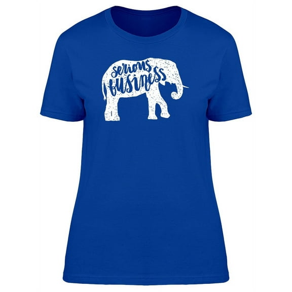 Serious Business Silhouette T-Shirt Women -Image by Shutterstock, Female x-Large