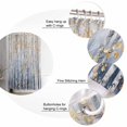 thumbnail image 5 of 60x72 Inch Shower Curtains for Bathroom Yellow Blue Forest Fabric Bath Curtain Decor Modern Oil Painting Art Waterproof Restroom Curtains Shower Set Accessories with 12 Hooks 60 Inch, 5 of 6