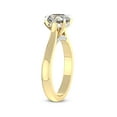 thumbnail image 4 of 3 Carat IGI Certified Radiant Shape Lab Grown Diamond Engagement Ring | 14K Yellow Gold |Elsa Hidden Accents Solitaire Lab Diamond Ring | FG-VS1-VS2 Quality Friendly Diamonds, 4 of 5