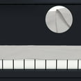 thumbnail image 3 of KAKOWELY Piano Keyboard Cover Microfiber Washable 88 Keys Digital Piano Dust Cover,52.76X"X5.91"X0.2", 3 of 5