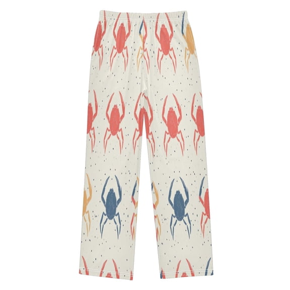 Boy's Pajama Pants Boys' Long Sleep Pants Children's Pajama Pants Loose Fitting Pajama Pants are Convenient to Put on and Take off S Red Crab