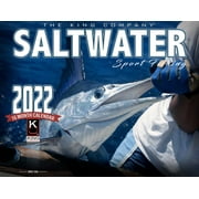 2022 Saltwater Fishing Wall Calendar 16-Month X-Large Size 14x22, Saltwater Sport Fish Calendar by The KING Company-Monster Calendars