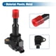 thumbnail image 5 of Bobina de encendido No.30520PWC003 Plástico Metal Negro para HONDA FIT 2002 2003 2004 2005 2006 2007 1.5L L4, 5 of 8