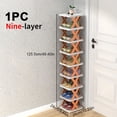 thumbnail image 2 of 1pc Stackable Shoe Rack for Small Spaces - Easy to Assemble and Organize Your Footwear, 2 of 5